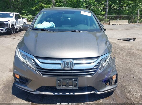 5FNRL6H7XKB040870 2019 HONDA ODYSSEY Gray Widok zestawu wskaźników