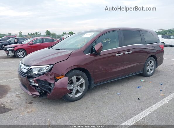 5FNRL6H7XLB046203 2020 HONDA ODYSSEY Burgundy Przód lewy