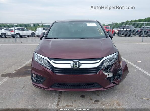 5FNRL6H7XLB046203 2020 HONDA ODYSSEY Burgundy Widok zestawu wskaźników