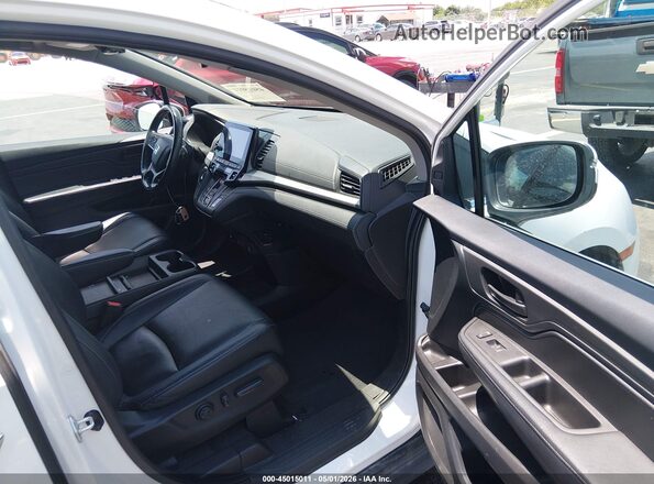 5FNRL6H7XMB043531 2021 HONDA ODYSSEY White Widok wnętrza z przodu