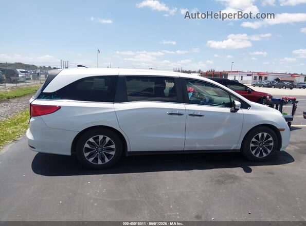 5FNRL6H7XMB043531 2021 HONDA ODYSSEY White Widok wnętrza z tyłu