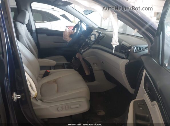 5FNRL6H81NB001596 2022 HONDA ODYSSEY Blue Vista interior delantera