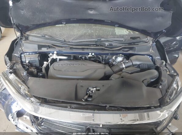 5FNRL6H81NB001596 2022 HONDA ODYSSEY Blue Vista trasera