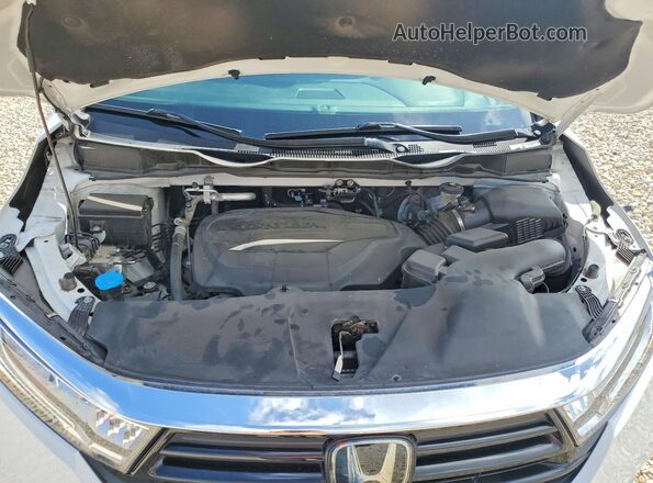 5FNRL6H81NB024599 2022 HONDA ODYSSEY White Widok komory silnika