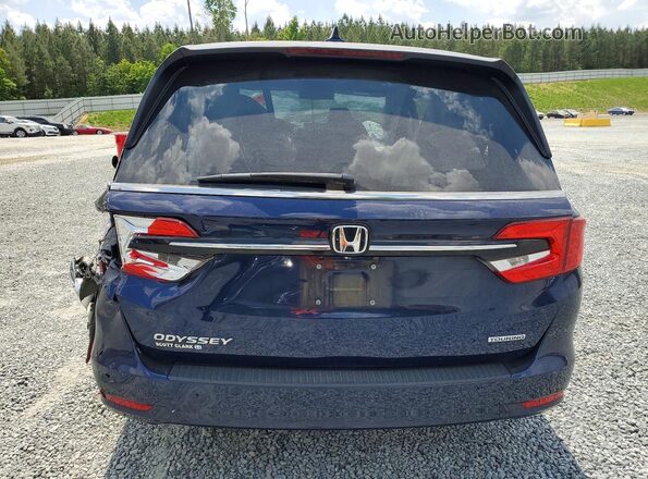 5FNRL6H81RB010997 2024 HONDA ODYSSEY Blue Вид ззаду