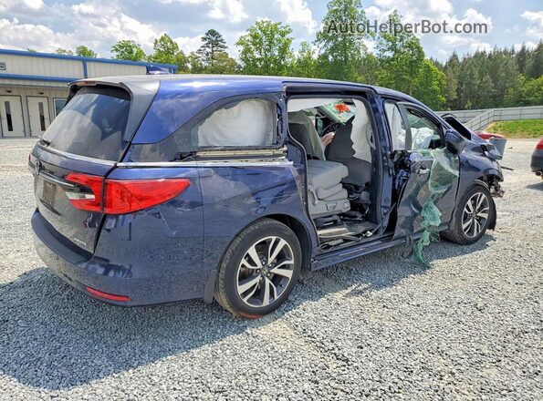 5FNRL6H81RB010997 2024 HONDA ODYSSEY Blue Задня права чверть