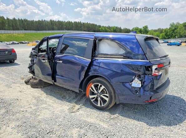 5FNRL6H81RB010997 2024 HONDA ODYSSEY Blue Задня ліва чверть