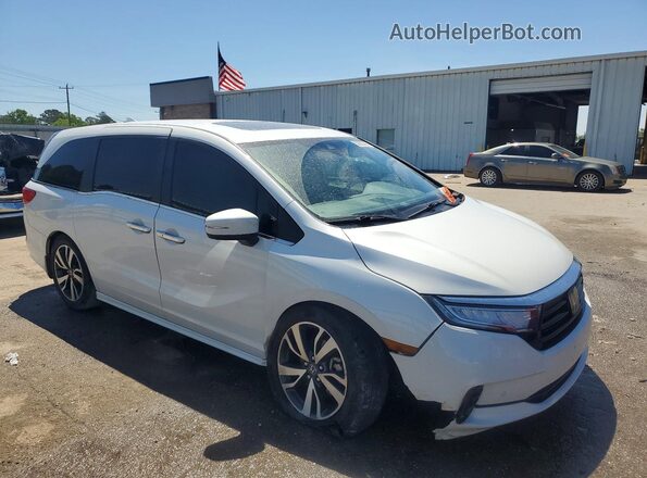 5FNRL6H82NB001431 2022 HONDA ODYSSEY White Delantero derecho