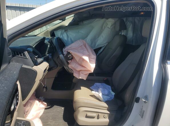 5FNRL6H82NB001431 2022 HONDA ODYSSEY White Vista interior delantera