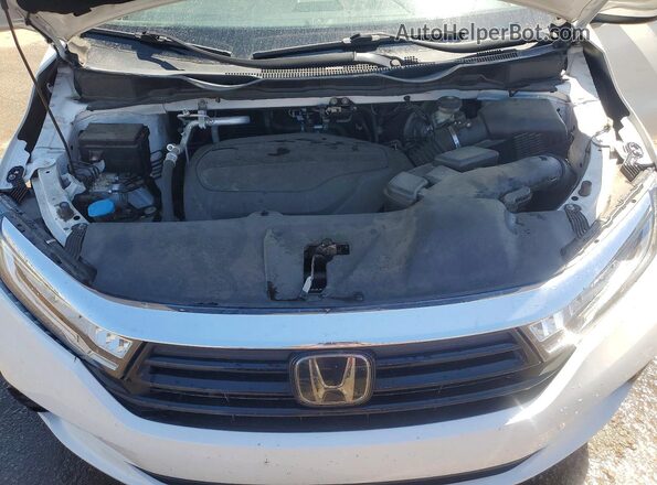 5FNRL6H82NB001431 2022 HONDA ODYSSEY White Vista del compartimento del motor