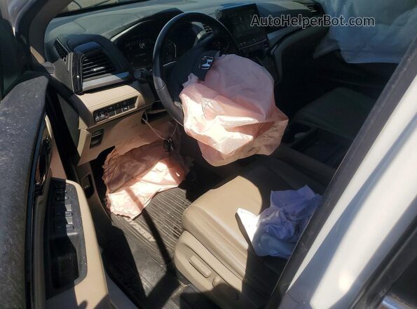 5FNRL6H82NB001431 2022 HONDA ODYSSEY White Vista del salpicadero
