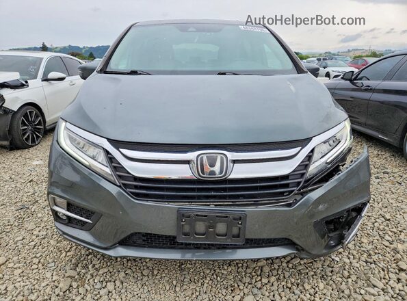 5FNRL6H85KB090990 2019 HONDA ODYSSEY Gray Front view