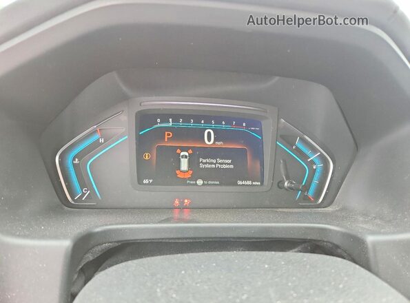 5FNRL6H85KB090990 2019 HONDA ODYSSEY Gray Instrument cluster view