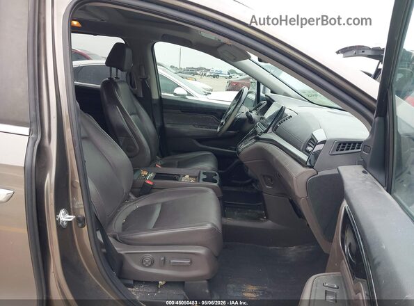 5FNRL6H85MB038813 2021 HONDA ODYSSEY Dark Brown წინა სალონის ხედი