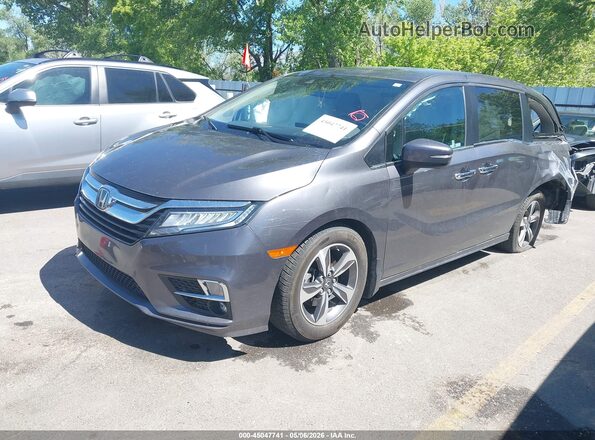 5FNRL6H86KB037361 2019 HONDA ODYSSEY Серый Передняя левая четверть