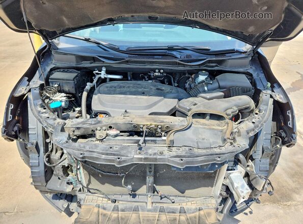 5FNRL6H86NB051510 2022 HONDA ODYSSEY Black Շարժիչի բաժամունքի տեսք
