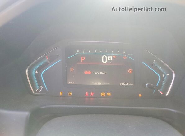 5FNRL6H87MB033919 2021 HONDA ODYSSEY Gray Widok zestawu wskaźników