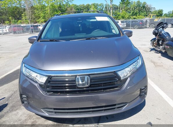 5FNRL6H87NB058708 2022 HONDA ODYSSEY Серый Вид щитка приборов