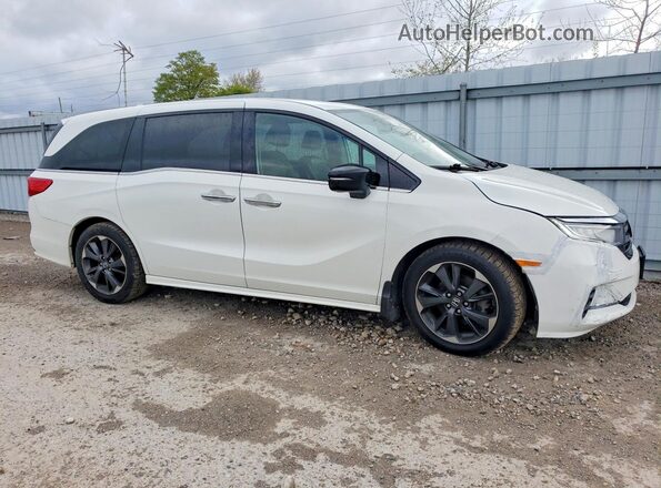 5FNRL6H87NB504713 2022 HONDA ODYSSEY White Передня права чверть