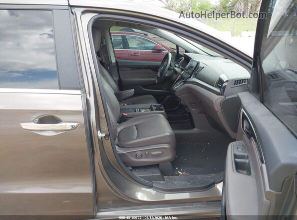 5FNRL6H88PB007981 2023 HONDA ODYSSEY Gray წინა სალონის ხედი
