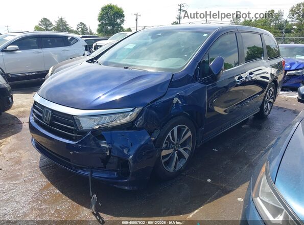 5FNRL6H88PB073964 2023 HONDA ODYSSEY Blue Front left