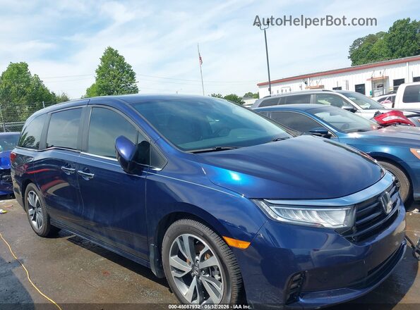 5FNRL6H88PB073964 2023 HONDA ODYSSEY Blue Rear interior view