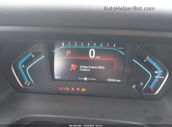 5FNRL6H89LB024198 2020 HONDA ODYSSEY White Вид задніх сидінь