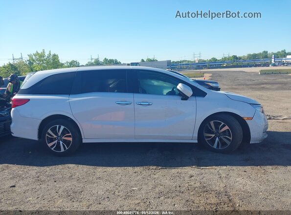 5FNRL6H89PB024191 2023 HONDA ODYSSEY White Vista del cuadro de instrumentos