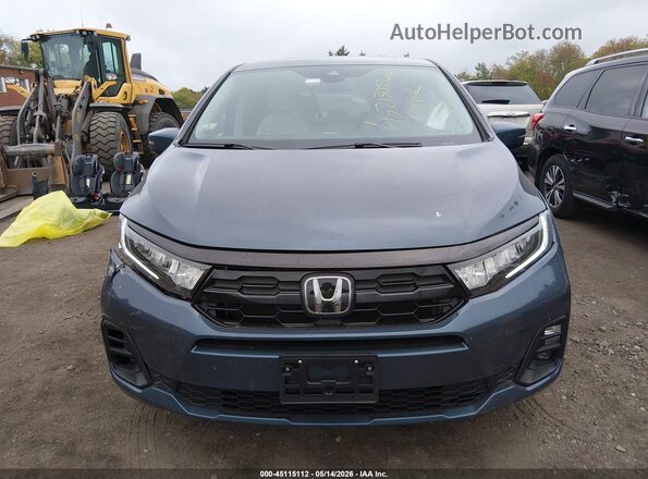 5FNRL6H89SB007304 2025 HONDA ODYSSEY Blue Widok zestawu wskaźników