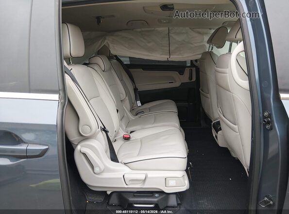 5FNRL6H89SB007304 2025 HONDA ODYSSEY Blue Widok naklejki z numerem VIN