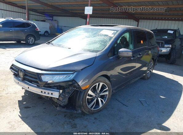 5FNRL6H8XMB025166 2021 HONDA ODYSSEY Gray Przód lewy