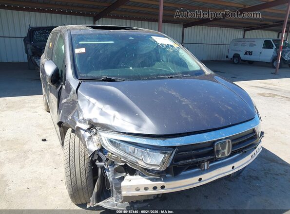 5FNRL6H8XMB025166 2021 HONDA ODYSSEY Gray Widok z przodu