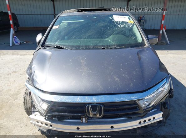 5FNRL6H8XMB025166 2021 HONDA ODYSSEY Gray Widok zestawu wskaźników