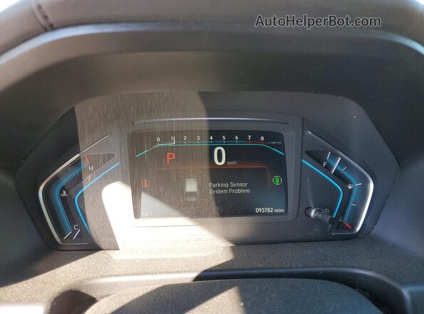 5FNRL6H8XMB042310 2021 HONDA ODYSSEY White Вид щитка приладів