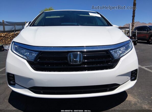5FNRL6H8XPB067020 2023 HONDA ODYSSEY White Вид щитка приладів