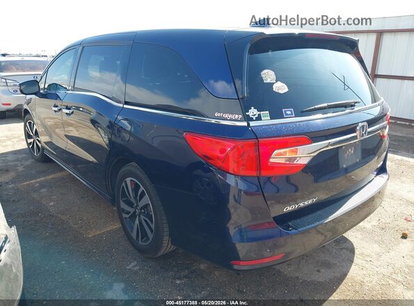 5FNRL6H90JB002497 2018 HONDA ODYSSEY Blue Rear left