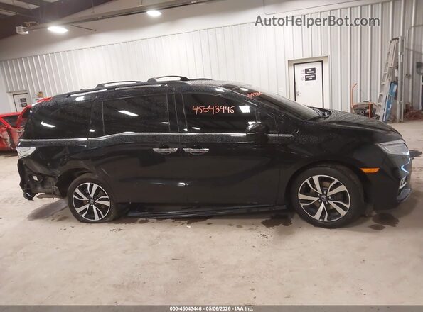 5FNRL6H90JB071593 2018 HONDA ODYSSEY Black Вид задньої частини салону