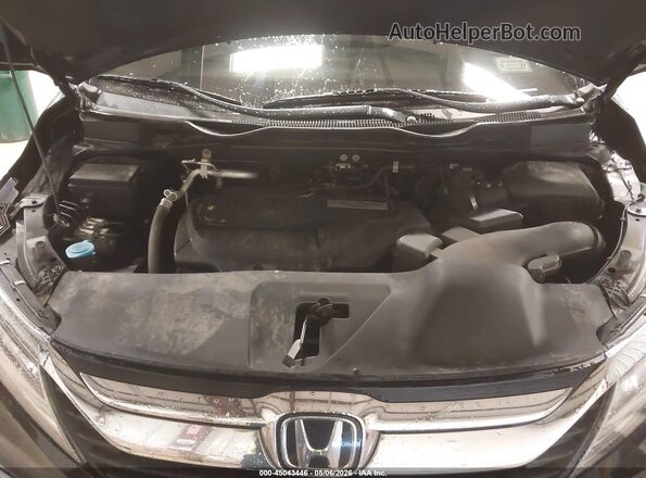 5FNRL6H90JB071593 2018 HONDA ODYSSEY Black Вид ззаду