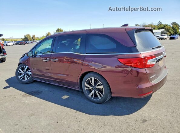 5FNRL6H91KB022551 2019 HONDA ODYSSEY Burgundy 