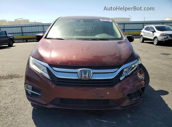 5FNRL6H91KB022551 2019 HONDA ODYSSEY Burgundy 