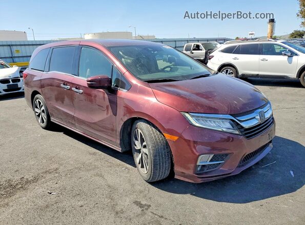 5FNRL6H91KB022551 2019 HONDA ODYSSEY Burgundy 