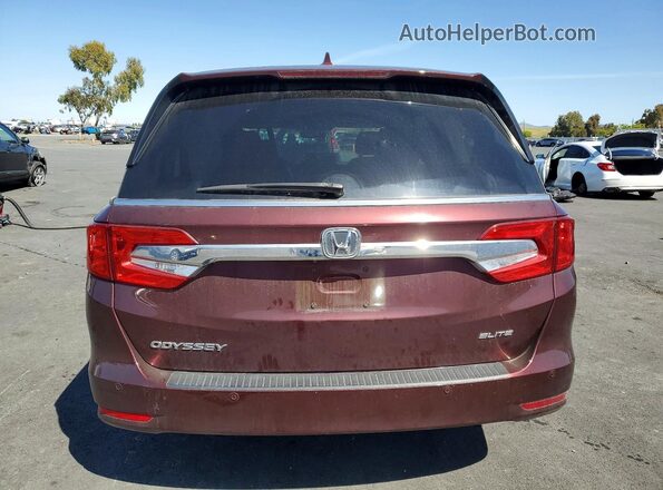 5FNRL6H91KB022551 2019 HONDA ODYSSEY Burgundy 