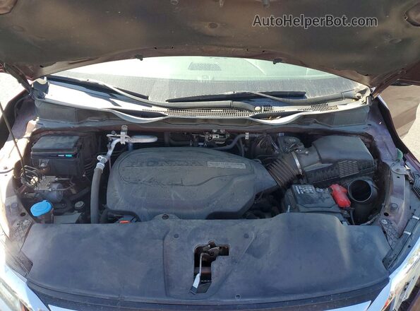 5FNRL6H91KB022551 2019 HONDA ODYSSEY Burgundy 