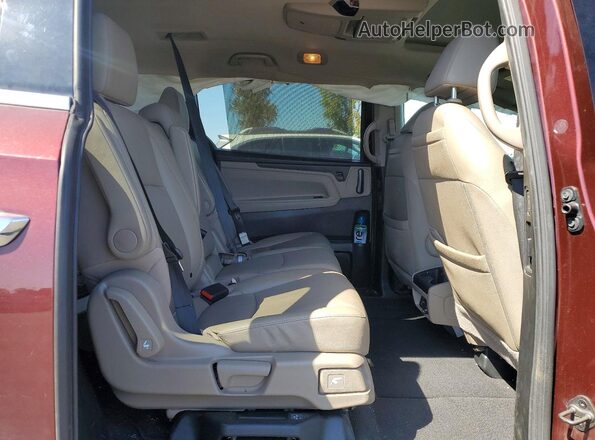 5FNRL6H91KB022551 2019 HONDA ODYSSEY Burgundy 