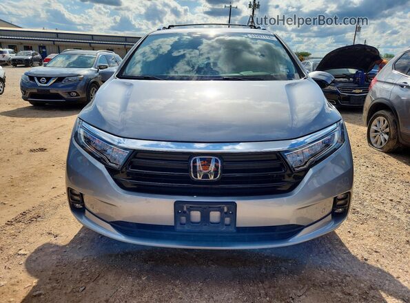 5FNRL6H91NB009478 2022 HONDA ODYSSEY Silver Front view