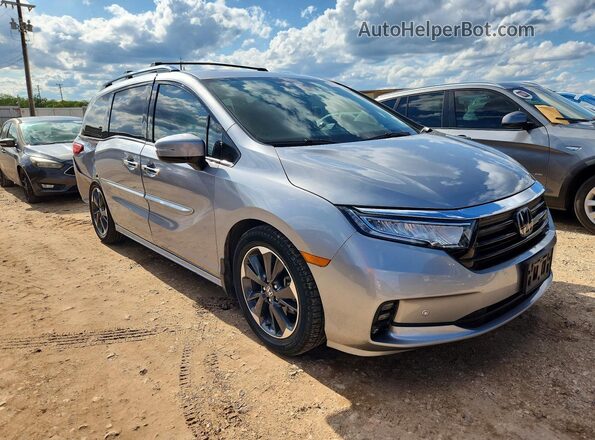 5FNRL6H91NB009478 2022 HONDA ODYSSEY Silver Front right