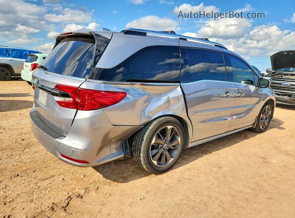 5FNRL6H91NB009478 2022 HONDA ODYSSEY Silver Rear right