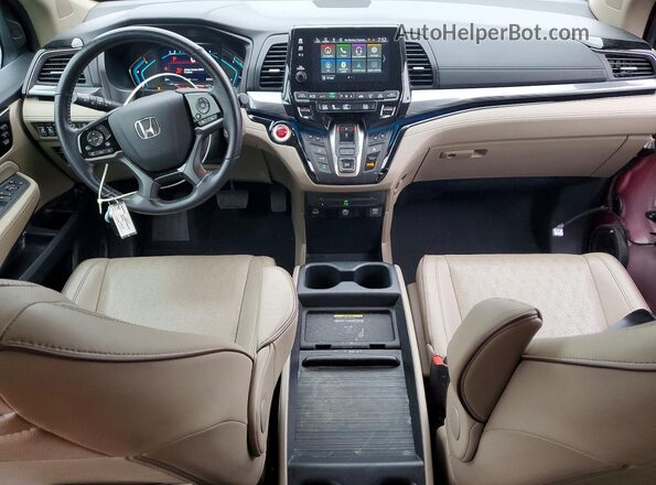 5FNRL6H91NB022778 2022 HONDA ODYSSEY Red Widok deski rozdzielczej