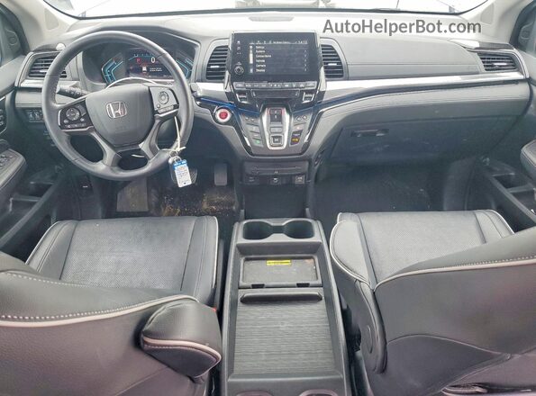 5FNRL6H91PB053869 2023 HONDA ODYSSEY Gray Առջևի վահանակի տեսք