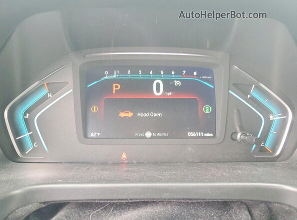 5FNRL6H91PB053869 2023 HONDA ODYSSEY Gray Սարքավորումների վահանակի տեսք